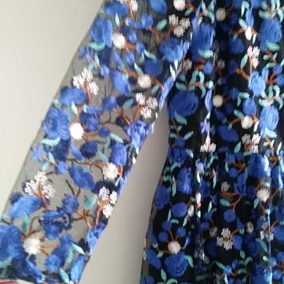 Belle Badgley Mischka long sleeve mini dress - Picture 2 of 6